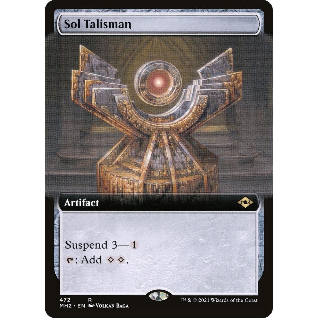 Image for Sol Talisman (Extended Art) (472) (MH2) - Magic: The Gathering