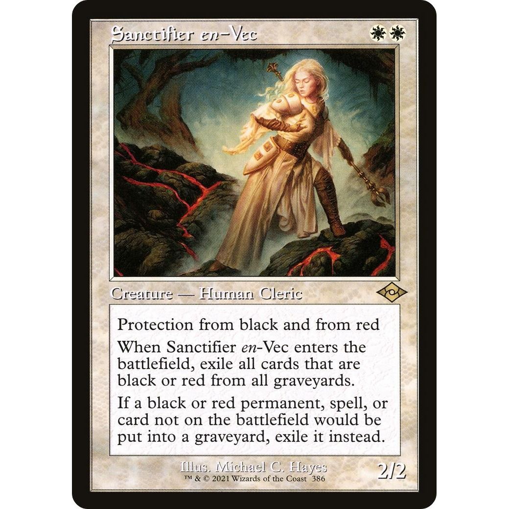 Image for Sanctifier en-Vec (Retro Frame) (386) (MH2) - Magic: The Gathering