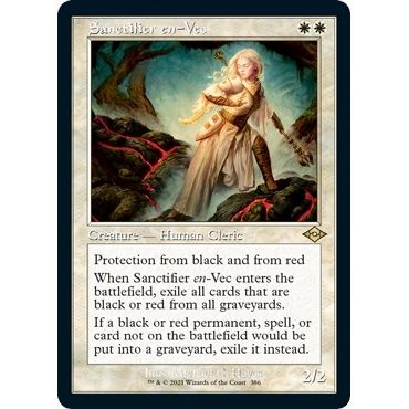 Image for Sanctifier en-Vec (Retro Frame) (Foil Etched) (386) (MH2) - Magic: The Gathering
