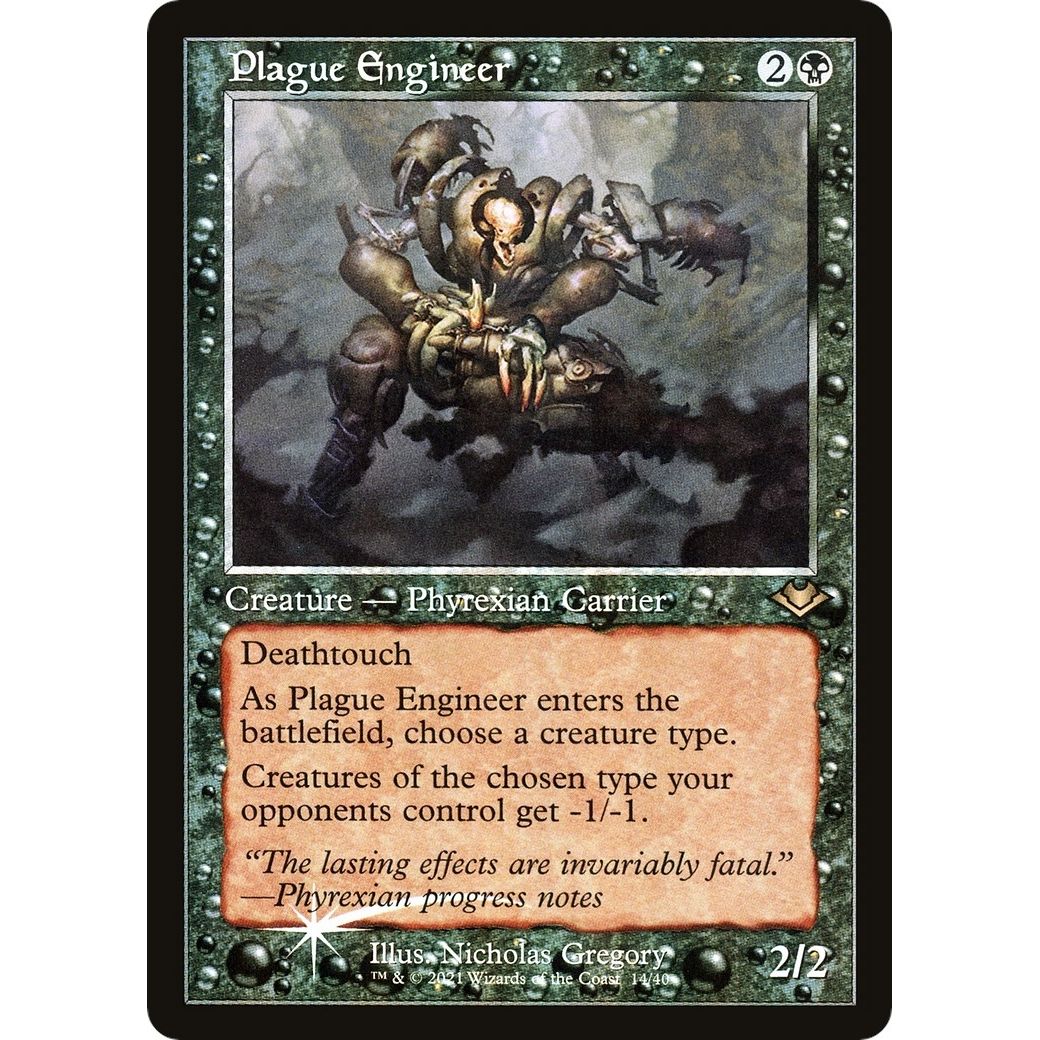 Image for Plague Engineer (Retro Frame) (14) (MH1) - Magic: The Gathering