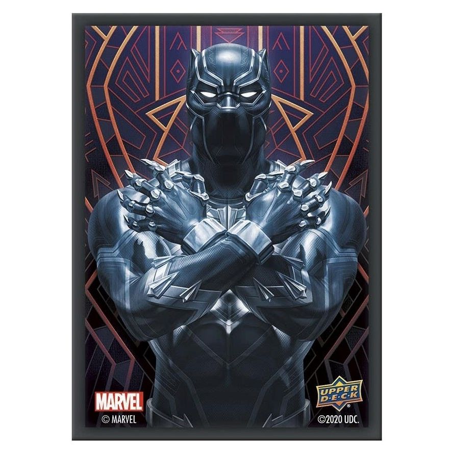 Image for Upper Deck Marvel Card Sleeves - Standard Matte - Black Panther (65-Pack) - Card Sleeves