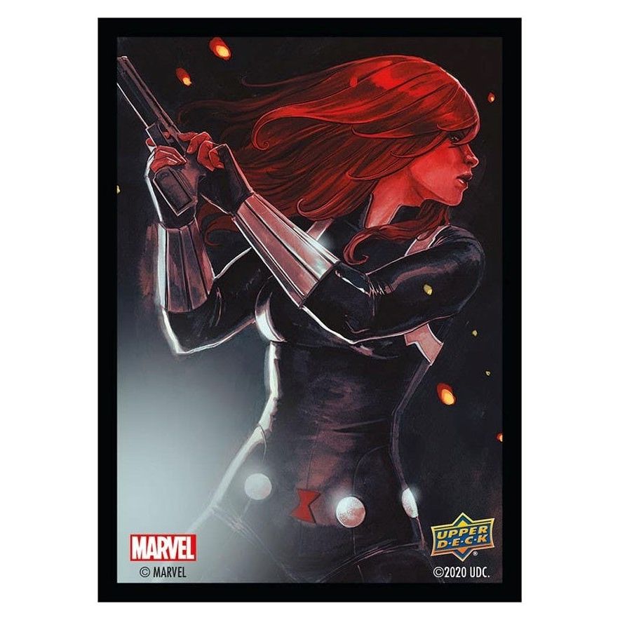 Image for Upper Deck Marvel Card Sleeves - Standard Matte - Black Widow (65-Pack) - Card Sleeves
