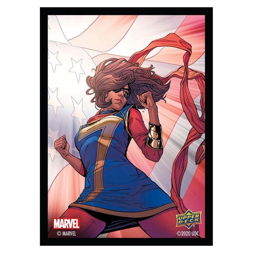 Image for Upper Deck Marvel Card Sleeves - Standard Matte - Ms. Marvel (65-Pack) - Card Sleeves