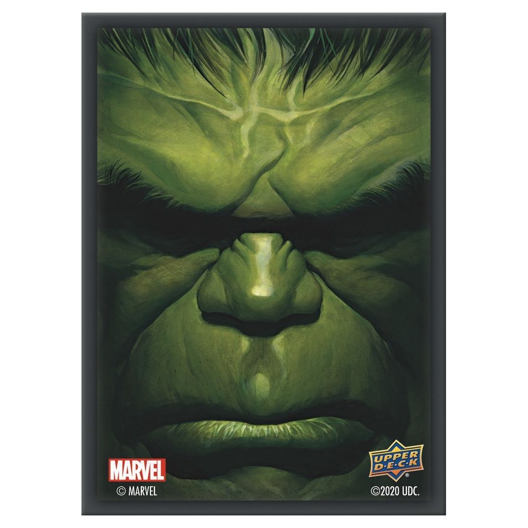 Image for Upper Deck Marvel Card Sleeves - Standard Matte - Hulk (65-Pack) - Card Sleeves