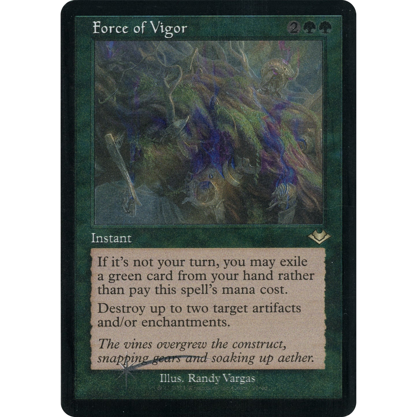 Image for Force of Vigor (Retro Frame) (Foil Etched) (21) (MH1) - Magic: The Gathering