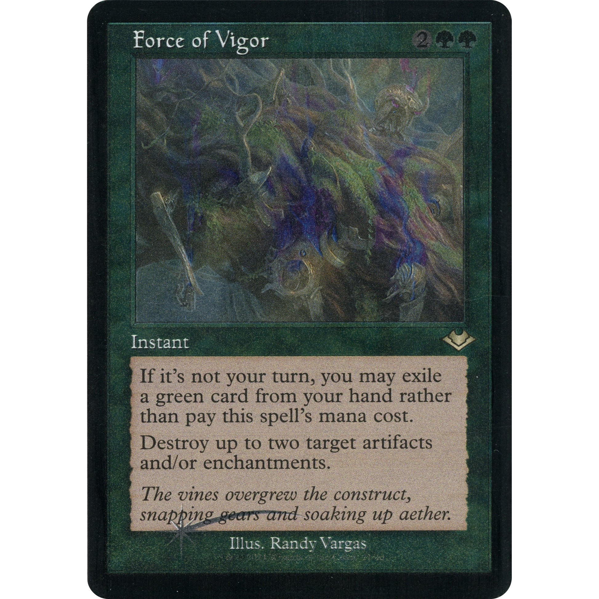 Image for Force of Vigor (Retro Frame) (Foil Etched) (21) (MH1) - Magic: The Gathering