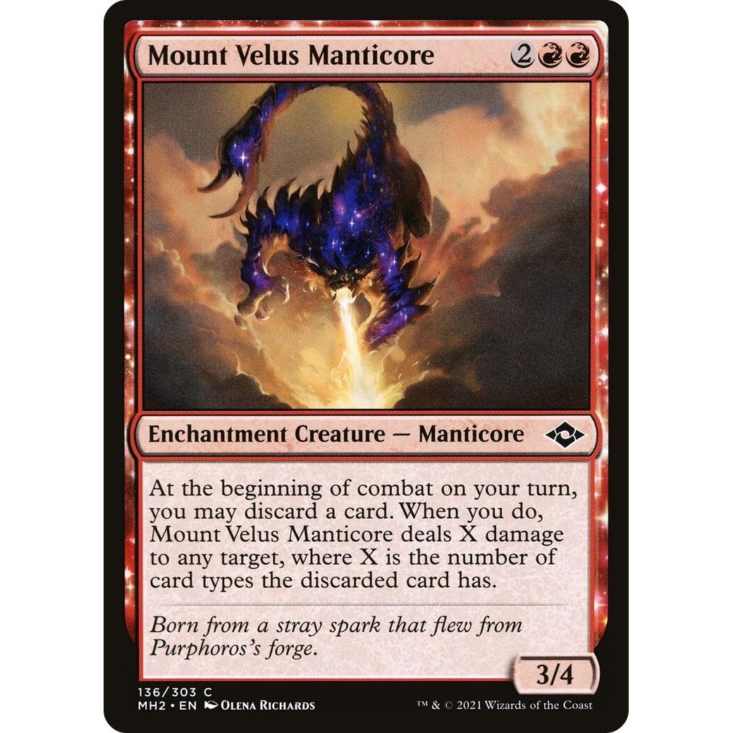 Image for Mount Velus Manticore (136) (MH2) - Magic: The Gathering
