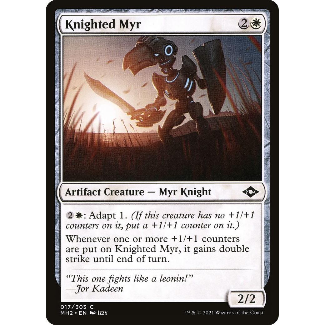 Image for Knighted Myr (17) (MH2) - Magic: The Gathering