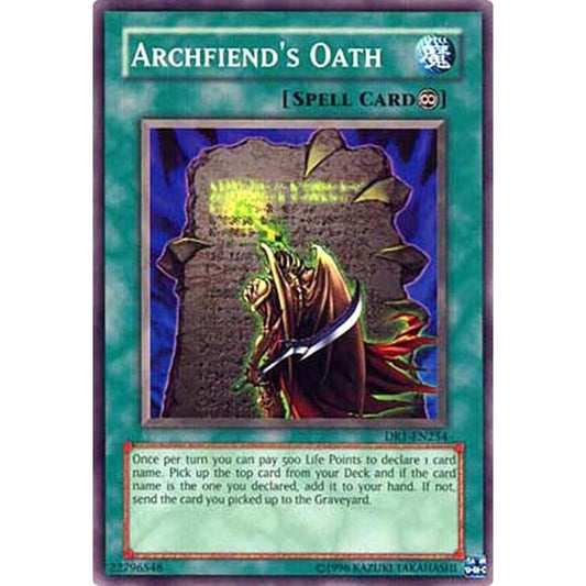 Image for Archfiend's Oath (DR1-EN254) (DR1) - YuGiOh