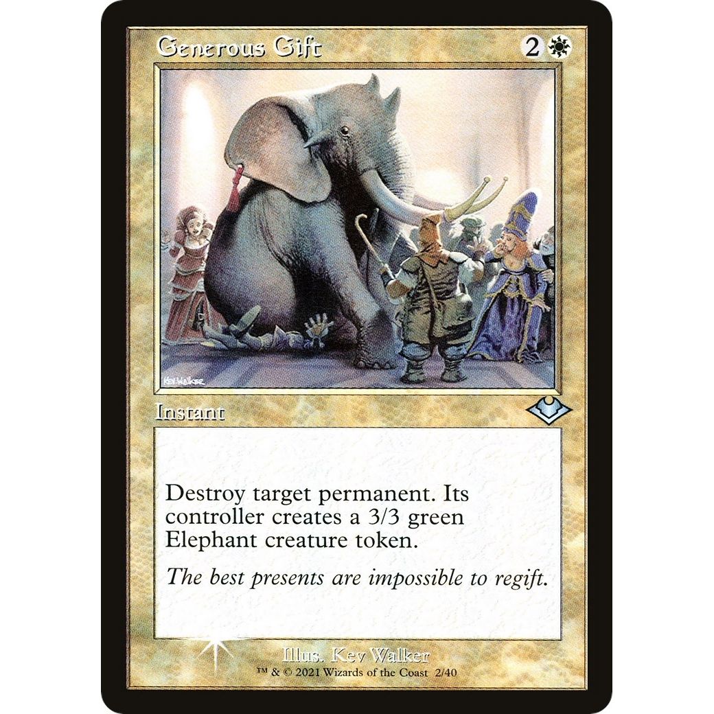 Image for Generous Gift (Retro Frame) (2) (MH1) - Magic: The Gathering