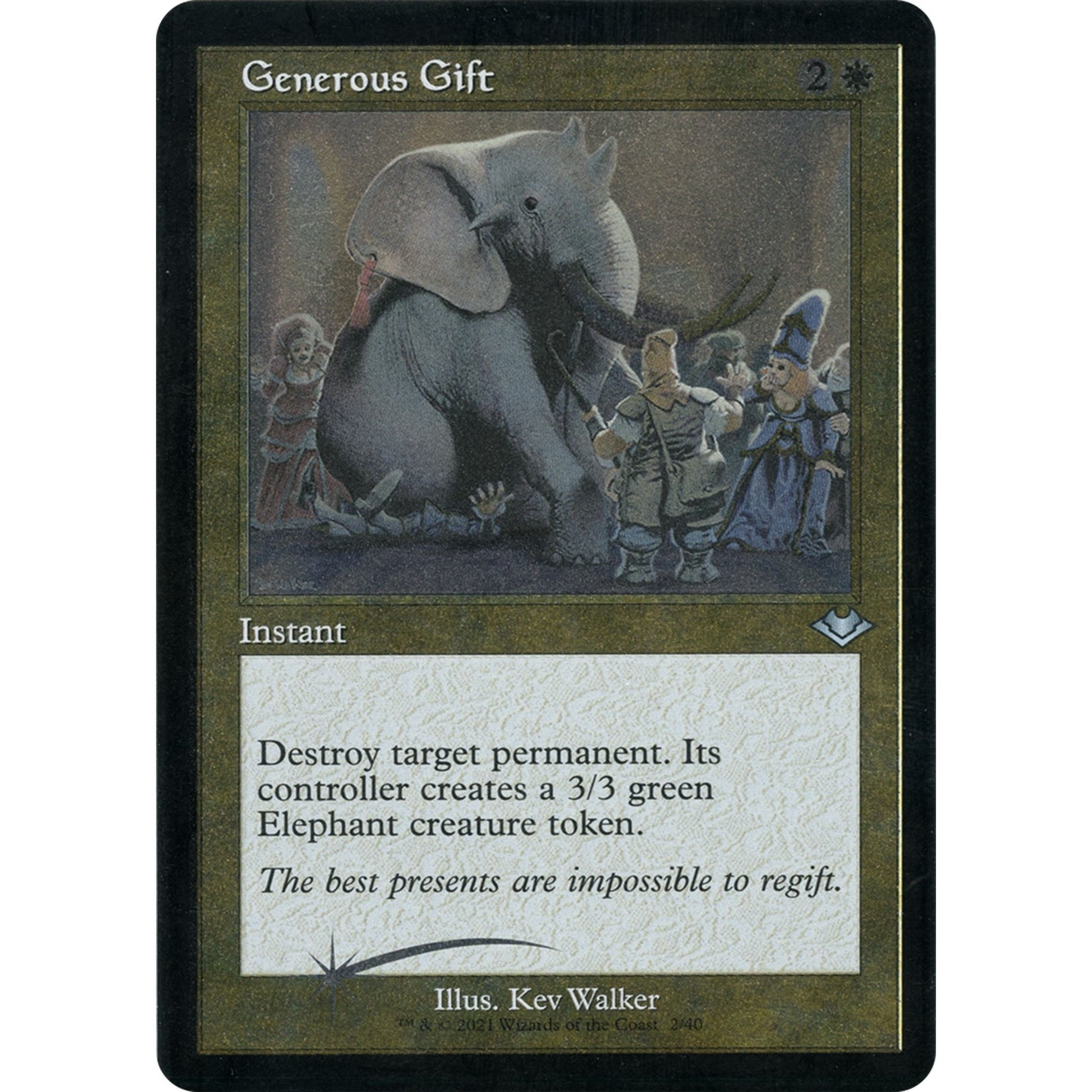 Image for Generous Gift (Retro Frame) (Foil Etched) (2) (MH1) - Magic: The Gathering