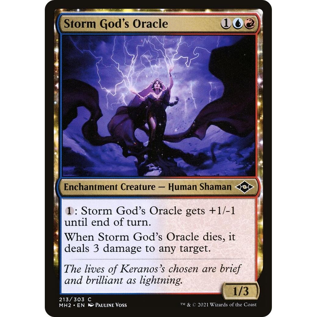 Image for Storm God's Oracle (213) (MH2) - Magic: The Gathering