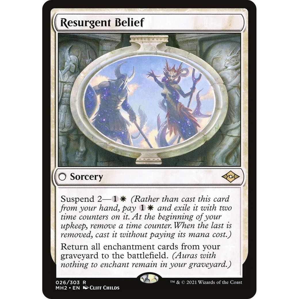 Image for Resurgent Belief (26) (MH2) - Magic: The Gathering