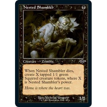Image for Nested Shambler (Retro Frame) (Foil Etched) (399) (MH2) - Magic: The Gathering