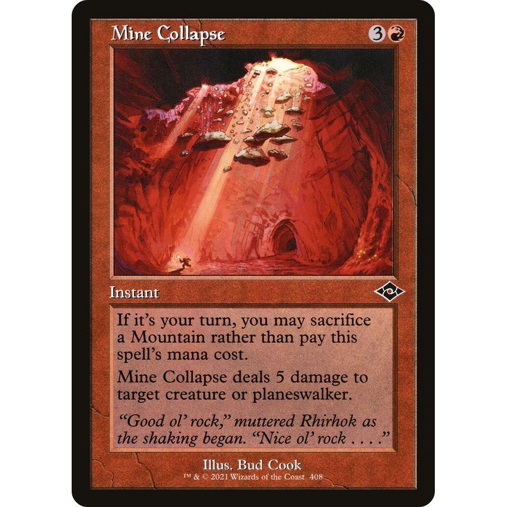Image for Mine Collapse (Retro Frame) (408) (MH2) - Magic: The Gathering
