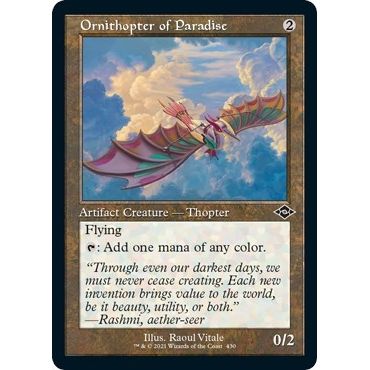 Image for Ornithopter of Paradise (Retro Frame) (Foil Etched) (430) (MH2) - Magic: The Gathering
