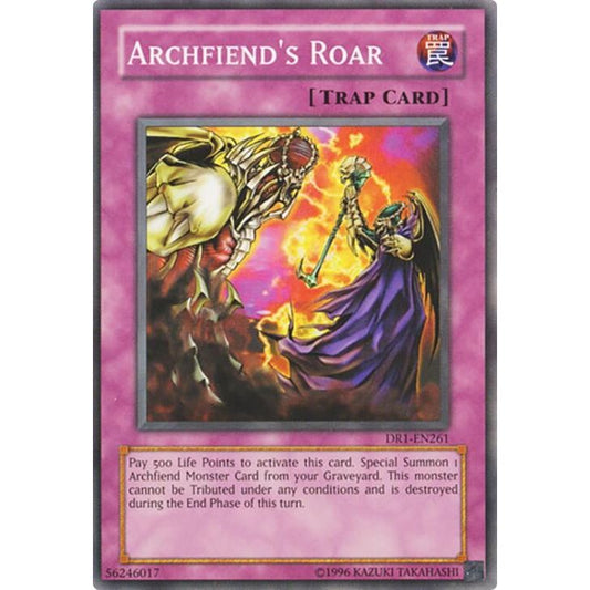Image for Archfiend's Roar (DR1-EN261) (DR1) - YuGiOh