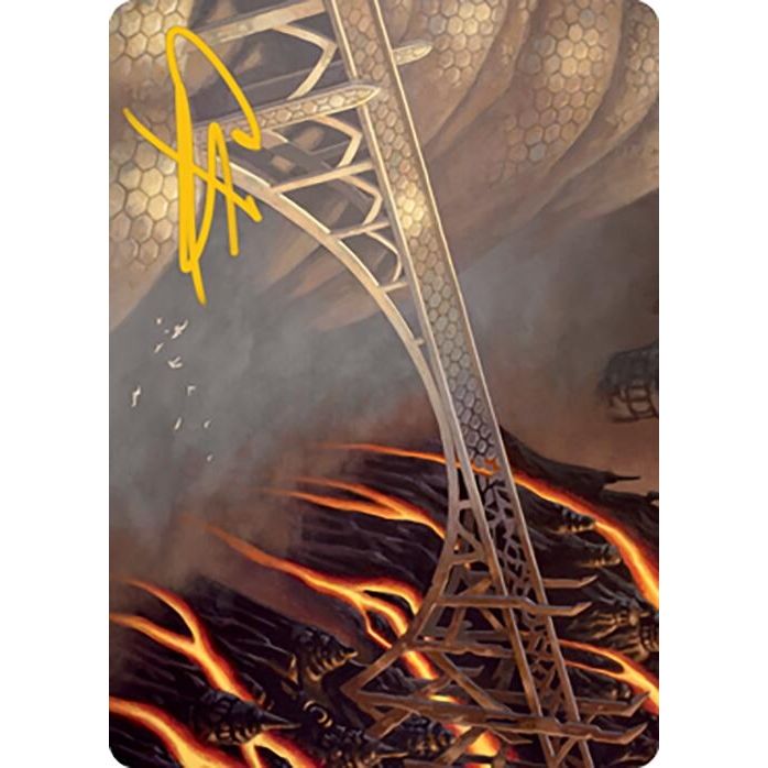 Image for Rustvale Bridge Art Card (Gold-Stamped Signature) (77) (ASMH2) - Magic: The Gathering