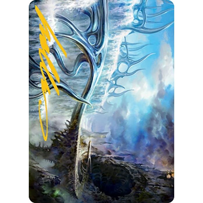 Image for Mistvault Bridge Art Card (Gold-Stamped Signature) (75) (ASMH2) - Magic: The Gathering