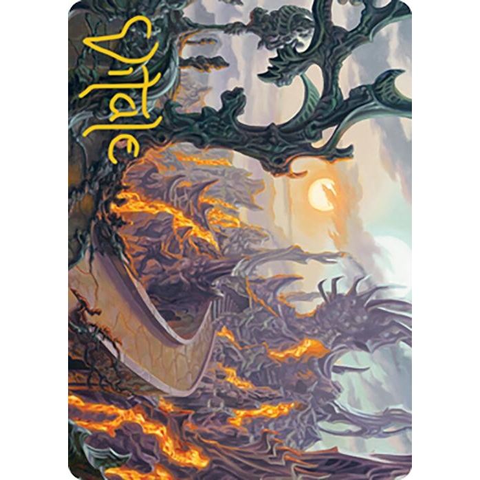 Image for Drossforge Bridge Art Card (Gold-Stamped Signature) (73) (ASMH2) - Magic: The Gathering
