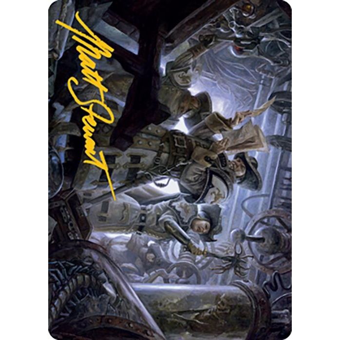 Image for Search the Premises Art Card (Gold-Stamped Signature) (7) (ASMH2) - Magic: The Gathering