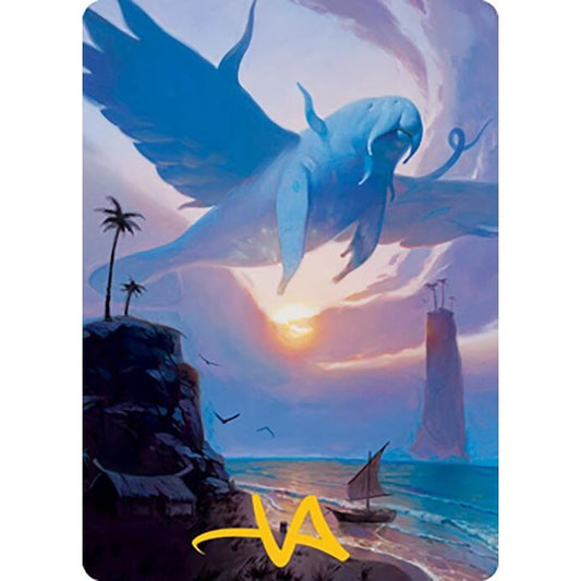 Image for Aeromoeba Art Card (Gold-Stamped Signature) (11) (ASMH2) - Magic: The Gathering