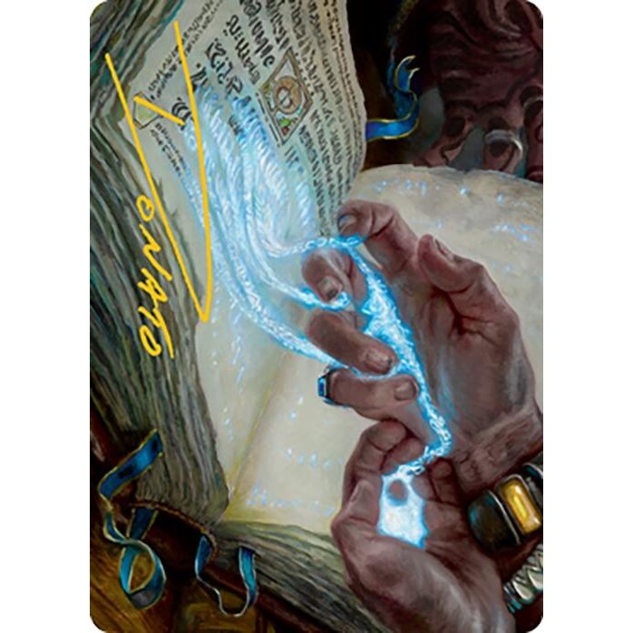 Image for Mystic Redaction Art Card (Gold-Stamped Signature) (16) (ASMH2) - Magic: The Gathering
