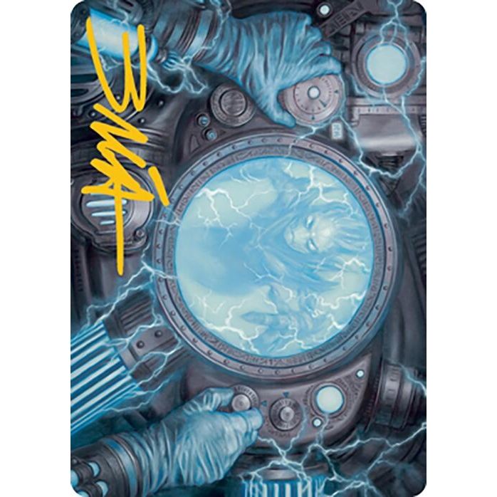 Image for Recalibrate Art Card (Gold-Stamped Signature) (17) (ASMH2) - Magic: The Gathering