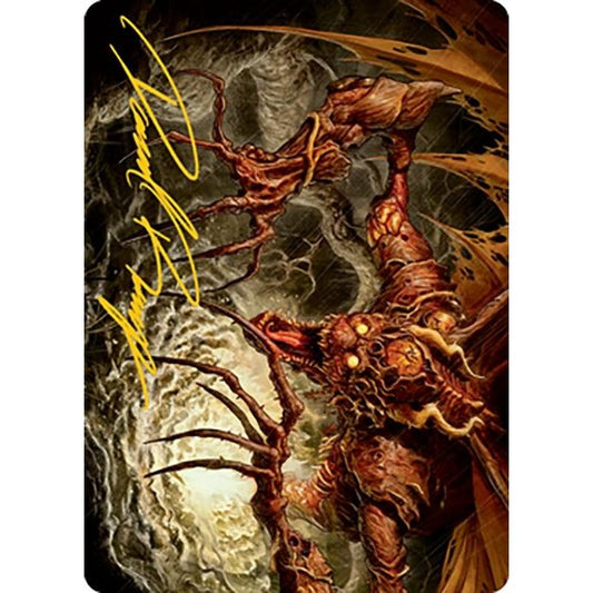 Image for Archfiend of Sorrows Art Card (Gold-Stamped Signature) (26) (ASMH2) - Magic: The Gathering