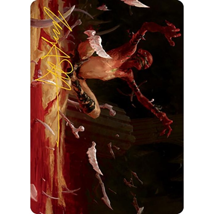 Image for Bone Shards Art Card (Gold-Stamped Signature) (27) (ASMH2) - Magic: The Gathering