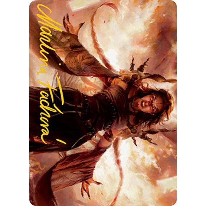 Image for Dragon's Rage Channeler Art Card (Gold-Stamped Signature) (35) (ASMH2) - Magic: The Gathering