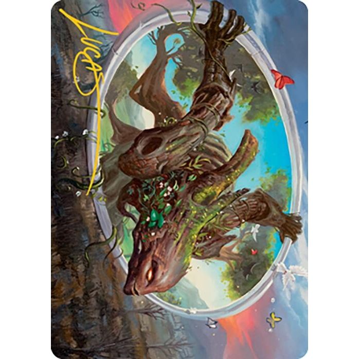 Image for Gaea's Will Art Card (Gold-Stamped Signature) (38) (ASMH2) - Magic: The Gathering
