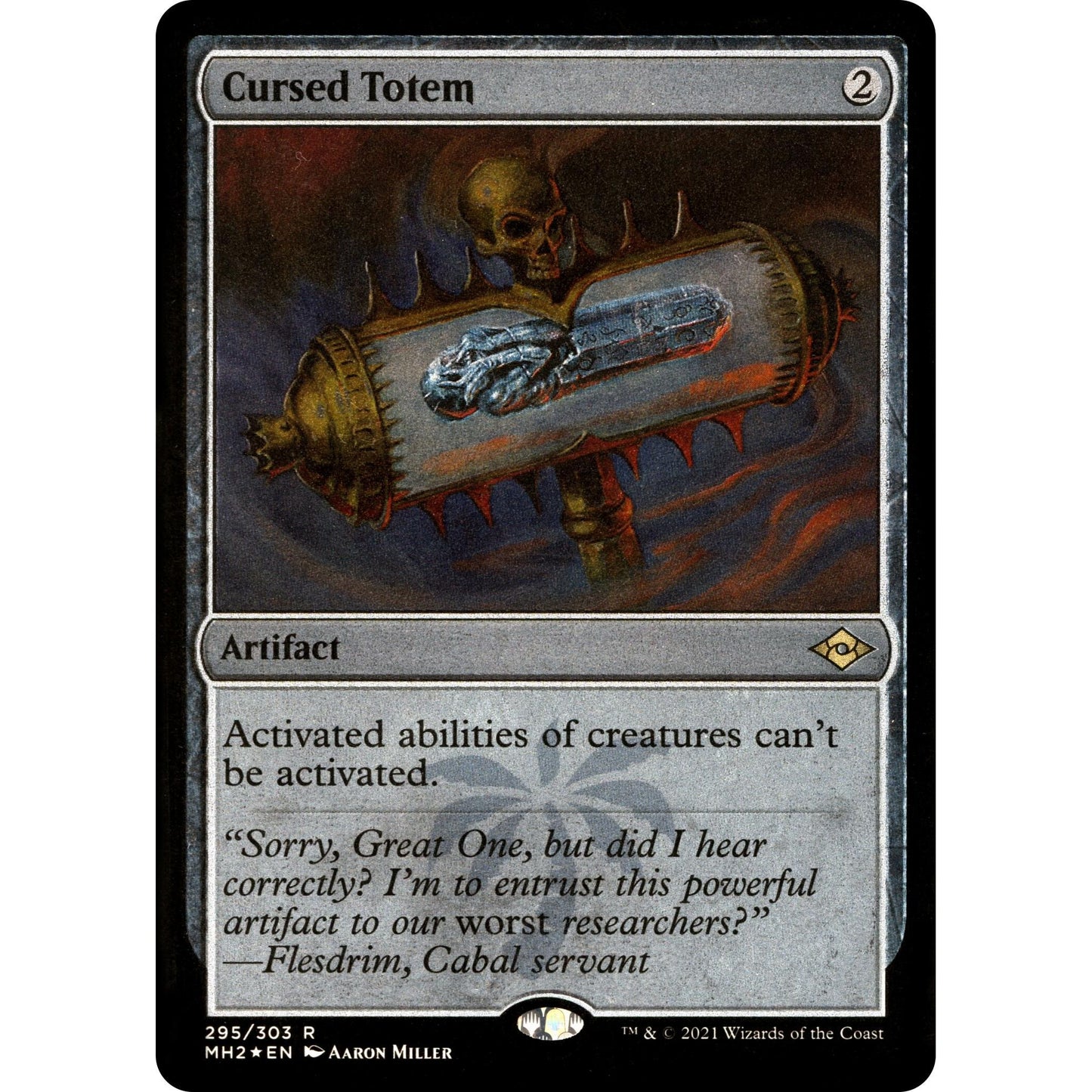 Image for Cursed Totem (Foil Etched) (295) (MH2) - Magic: The Gathering