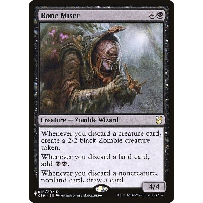 Image for Bone Miser (015/302) (LIST) - Magic: The Gathering