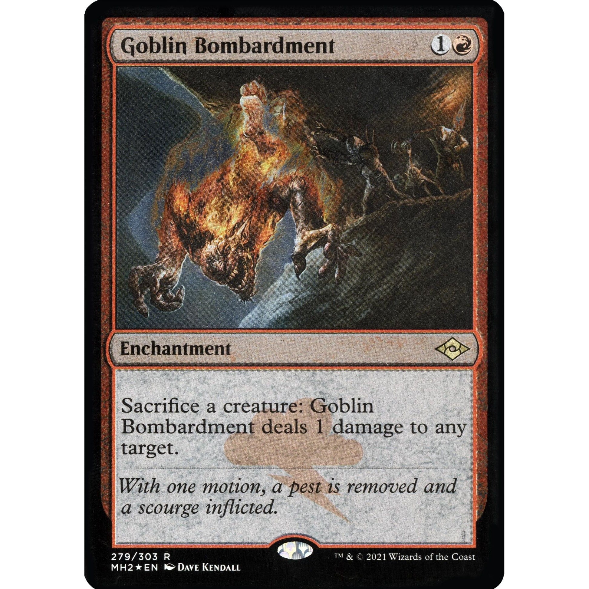 Image for Goblin Bombardment (Foil Etched) (279) (MH2) - Magic: The Gathering