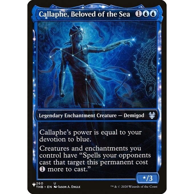 Image for Callaphe, Beloved of the Sea (Showcase) (260/254) (LIST) - Magic: The Gathering