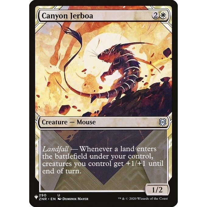 Image for Canyon Jerboa (Showcase) (290/280) (LIST) - Magic: The Gathering
