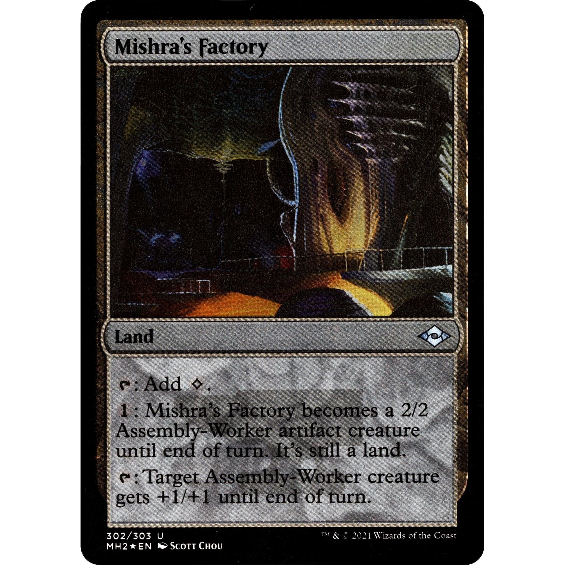 Image for Mishra's Factory (Foil Etched) (302) (MH2) - Magic: The Gathering