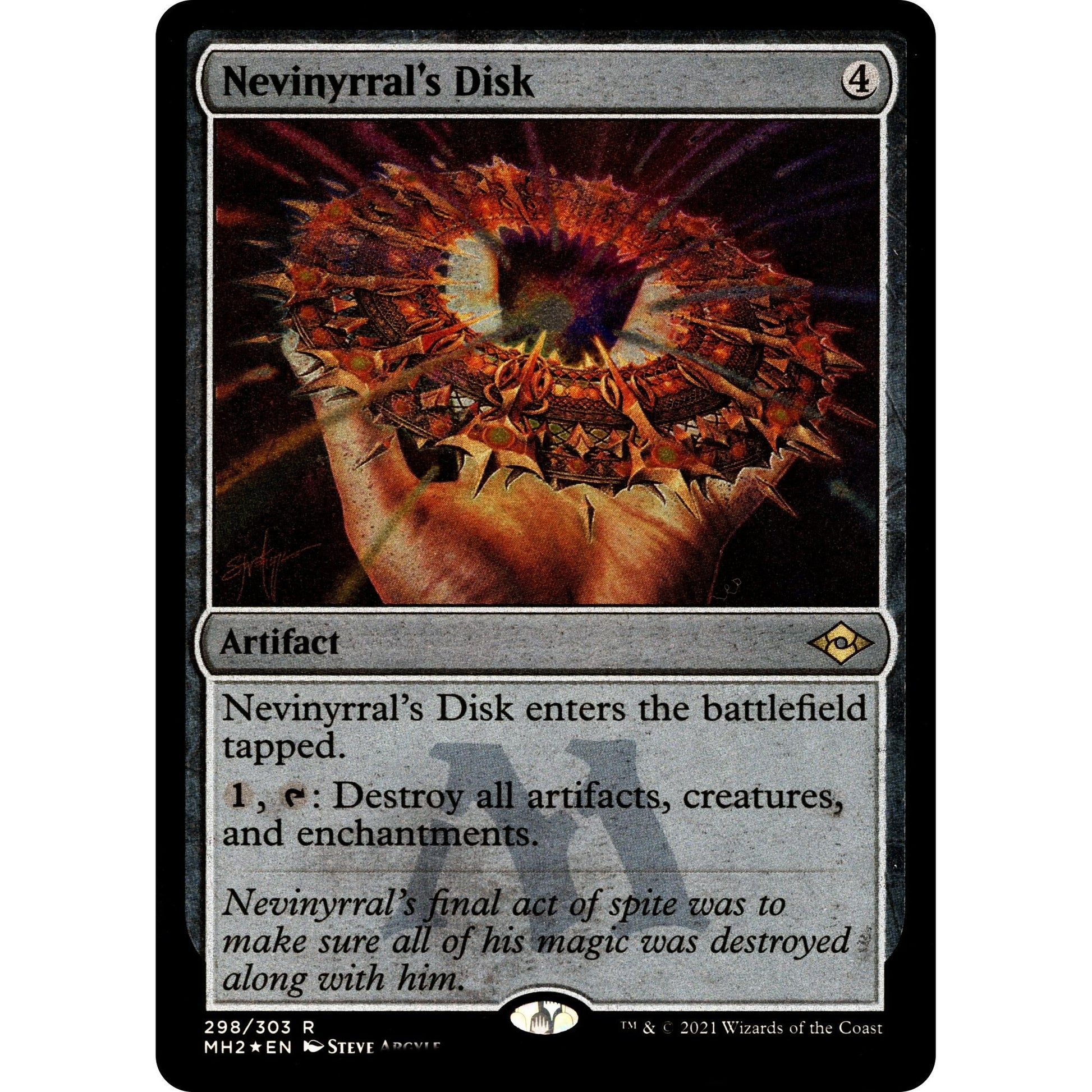 Image for Nevinyrral's Disk (Foil Etched) (298) (MH2) - Magic: The Gathering