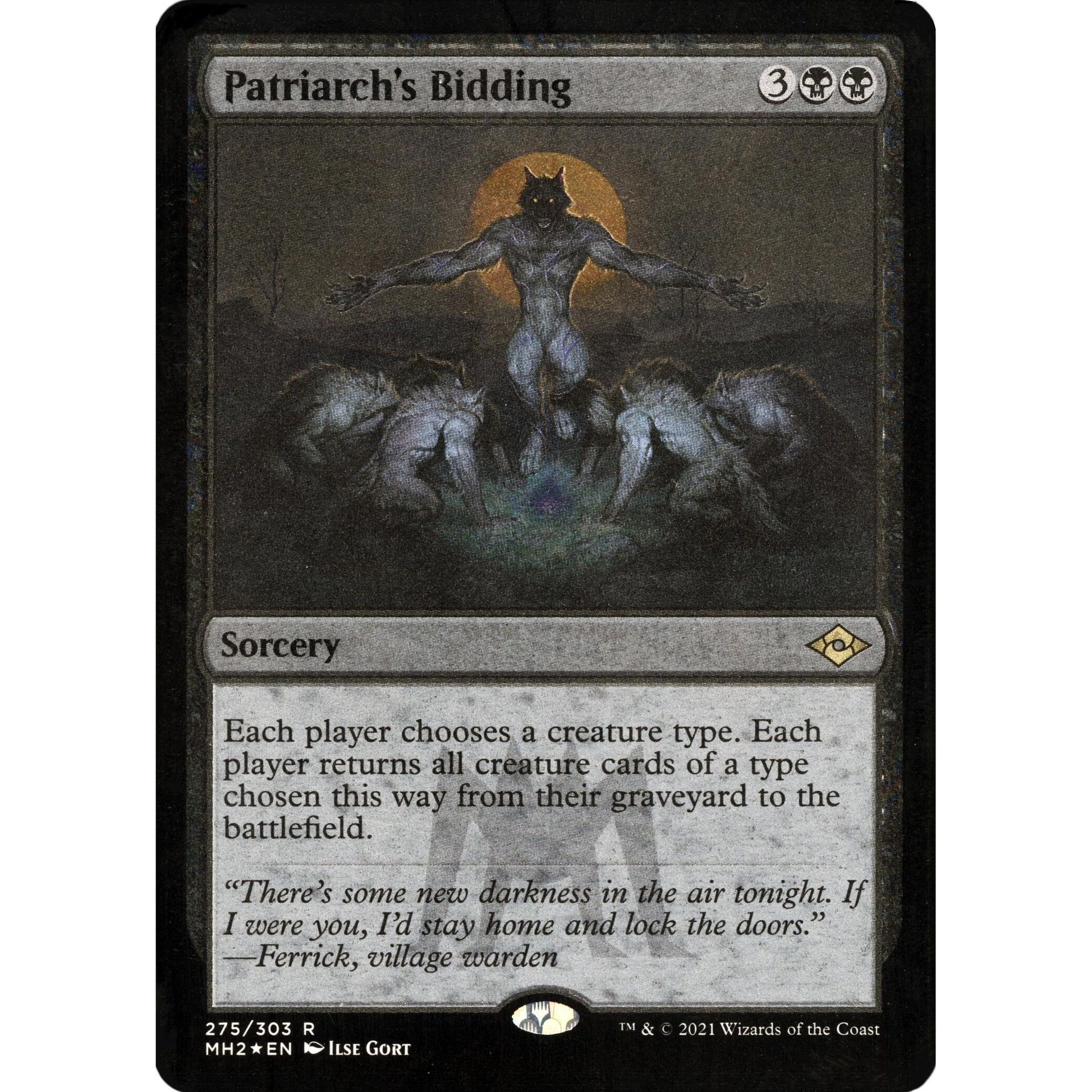 Image for Patriarch's Bidding (Foil Etched) (275) (MH2) - Magic: The Gathering