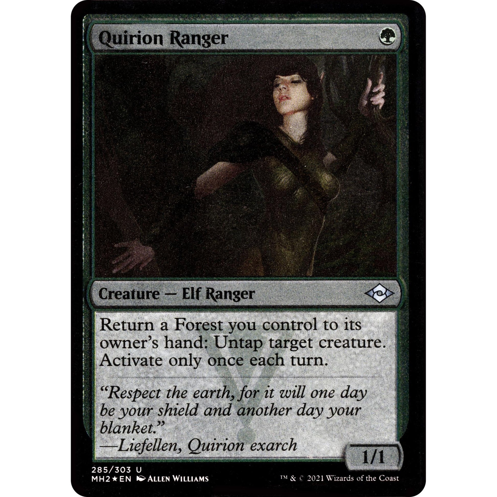Image for Quirion Ranger (Foil Etched) (285) (MH2) - Magic: The Gathering