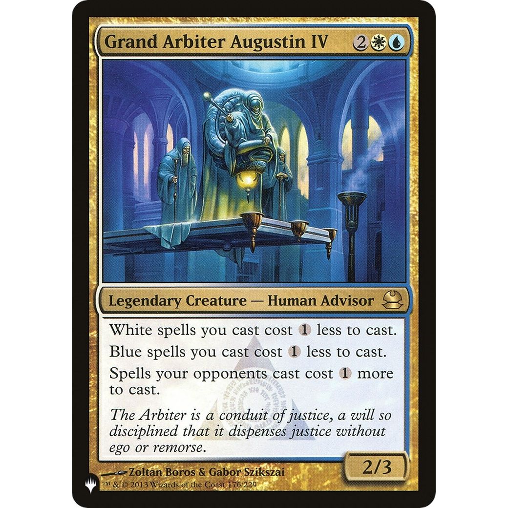 Image for Grand Arbiter Augustin IV (176/229) (LIST) - Magic: The Gathering