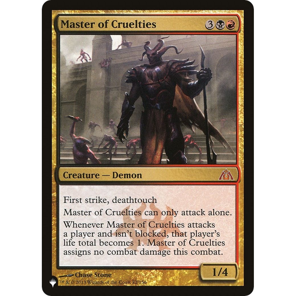 Image for Master of Cruelties (82/156) (LIST) - Magic: The Gathering