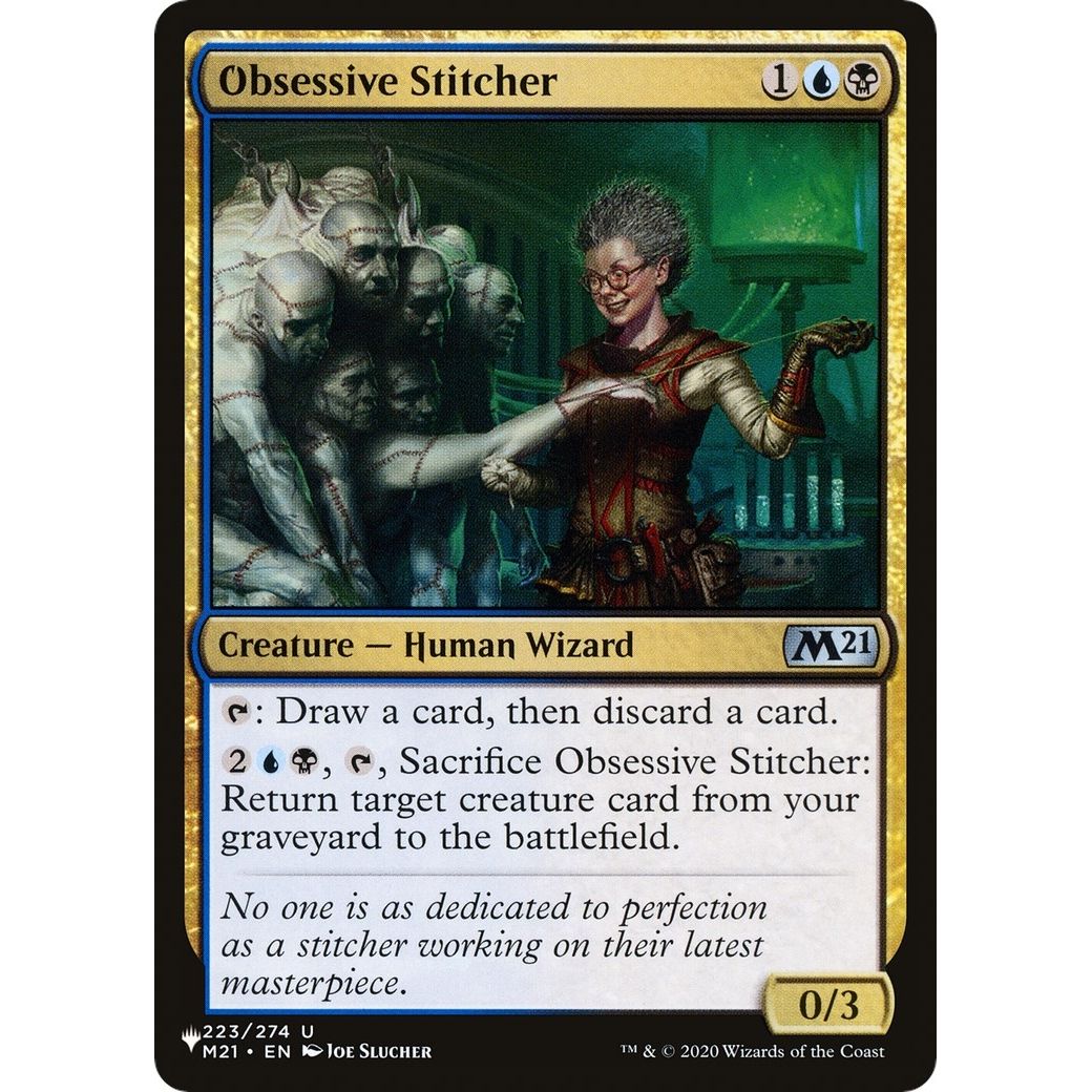 Image for Obsessive Stitcher (223/274) (LIST) - Magic: The Gathering