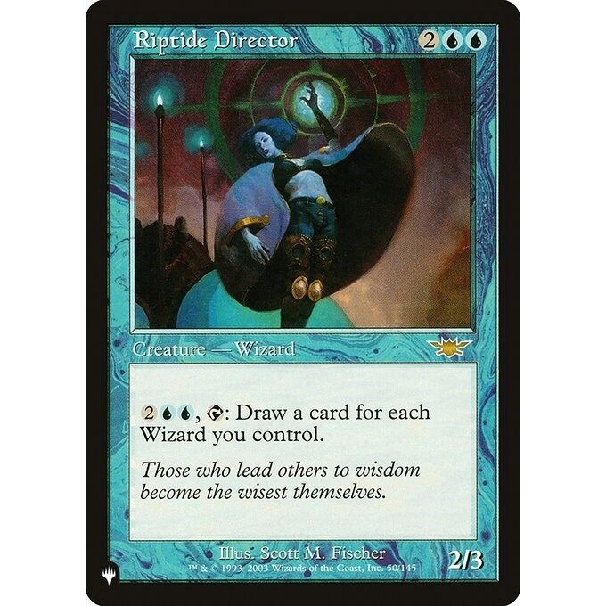 Image for Riptide Director (50/145) (LIST) - Magic: The Gathering