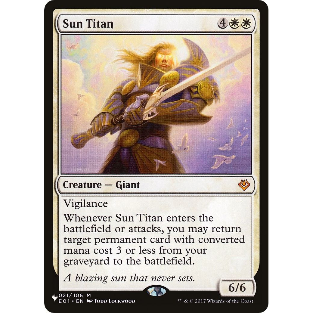 Image for Sun Titan (E01) (021/106) (LIST) - Magic: The Gathering