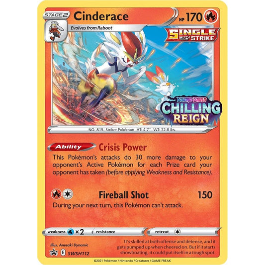 Image for Cinderace - SWSH112 (Prerelease) (SWSH112) (SWSD) - Pokemon