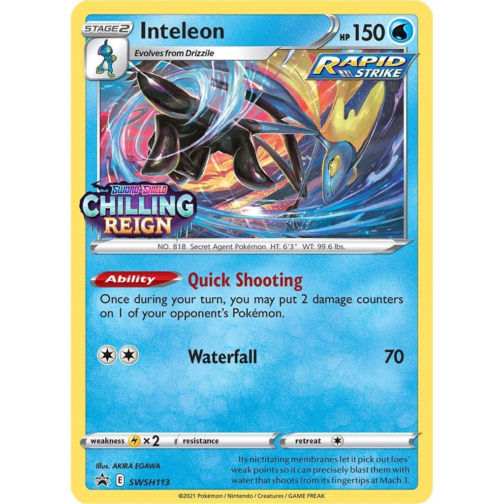Image for Inteleon - SWSH113 (Prerelease) (SWSH113) (SWSD) - Pokemon