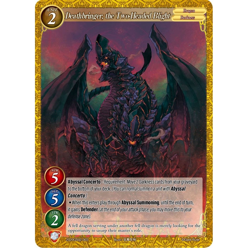 Image for Deathbringer, the Two-Headed Blight (2020GS02-003) (S02) - Gate Ruler