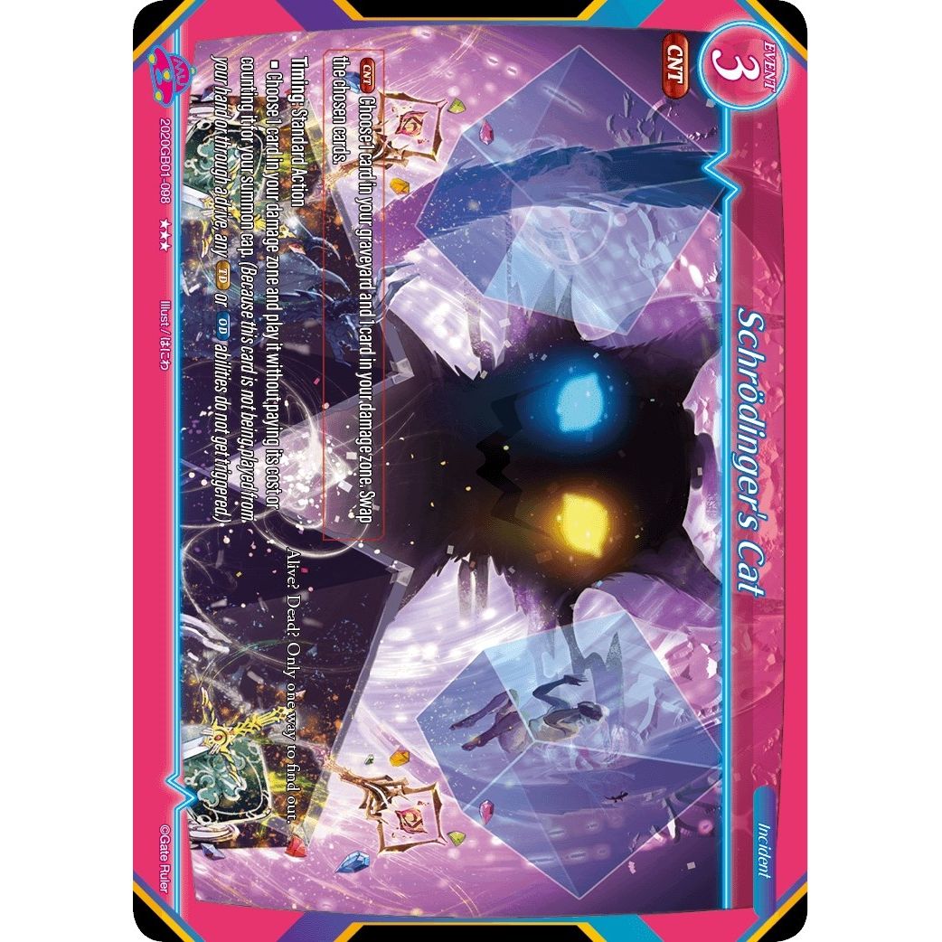 Image for Schrodinger's Cat (2020GB01-098) (GB01) - Gate Ruler
